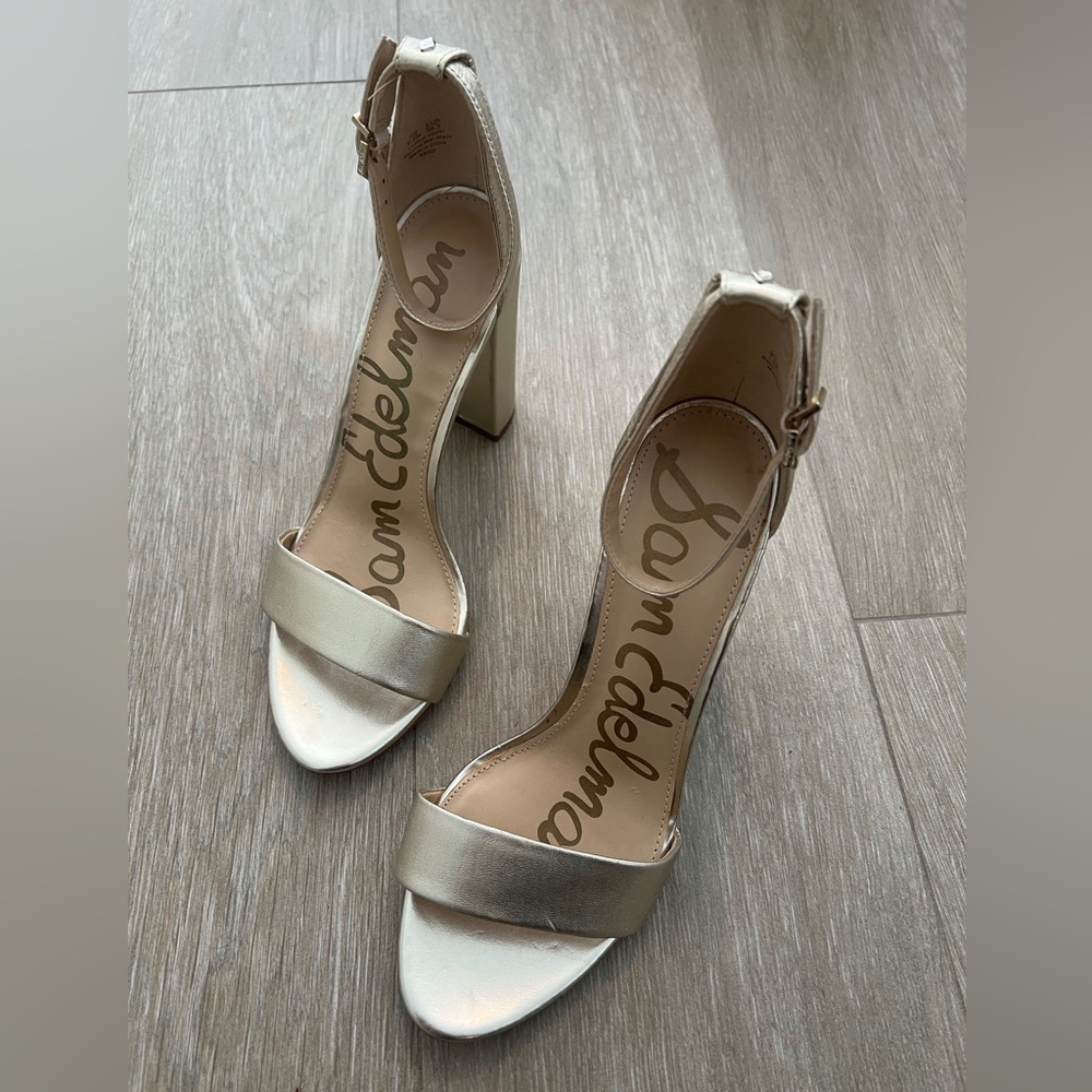 Sam Edelman Gold Heels